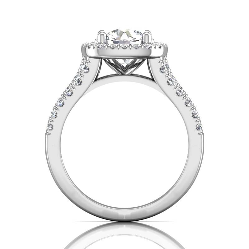 FlyerFit® 14K White Gold Encore Engagement Ring