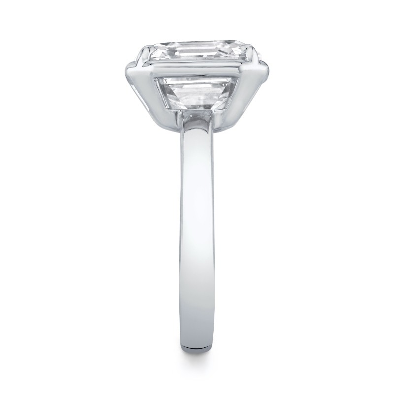 5.07 Carat Asscher Cut Diamond Ring