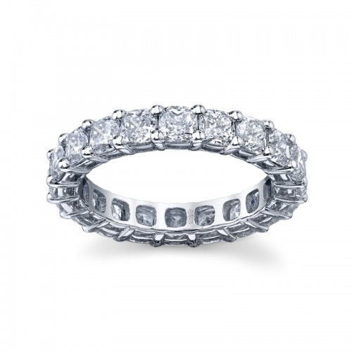 Cushion Diamond Eternity Band