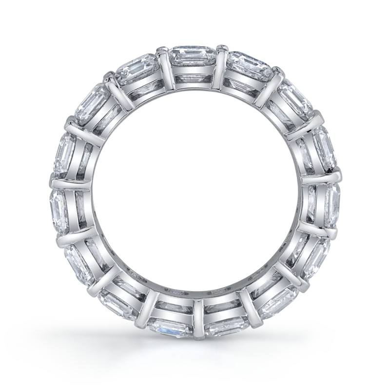 Oval Diamond Eternity Band