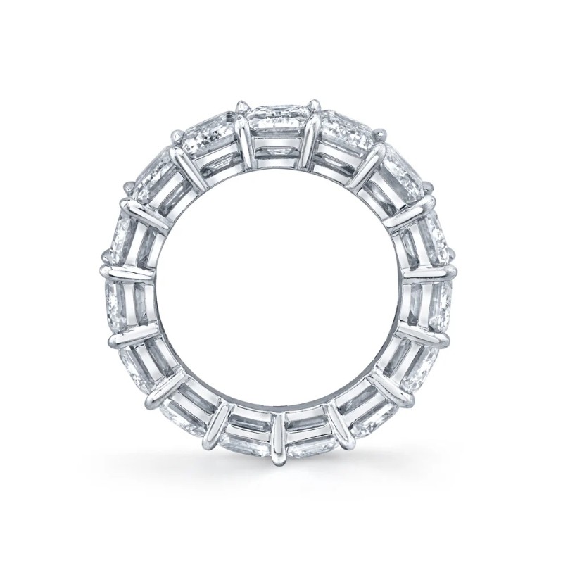 Emerald Cut Diamond Eternity Band