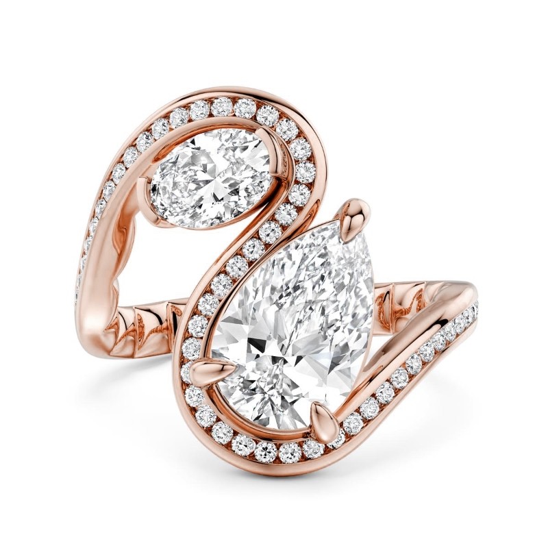 Noam Carver Engagement Ring - LU052-01RM27-A 14K Rose Gold