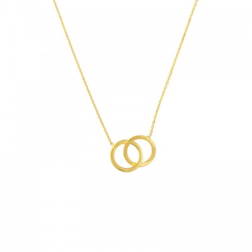 Interlocked Circled Necklace 18