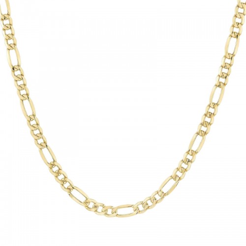 14k Concave Figaro Chain