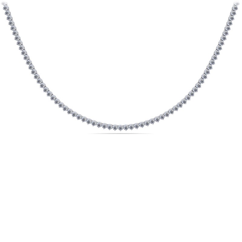 14k Diamond Tennis Necklace