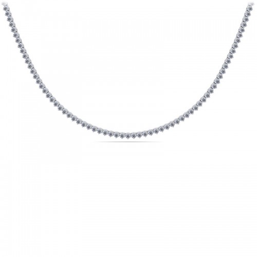 14k Diamond Tennis Necklace