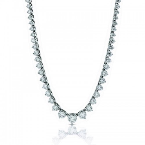 14k Diamond Riviera Necklace