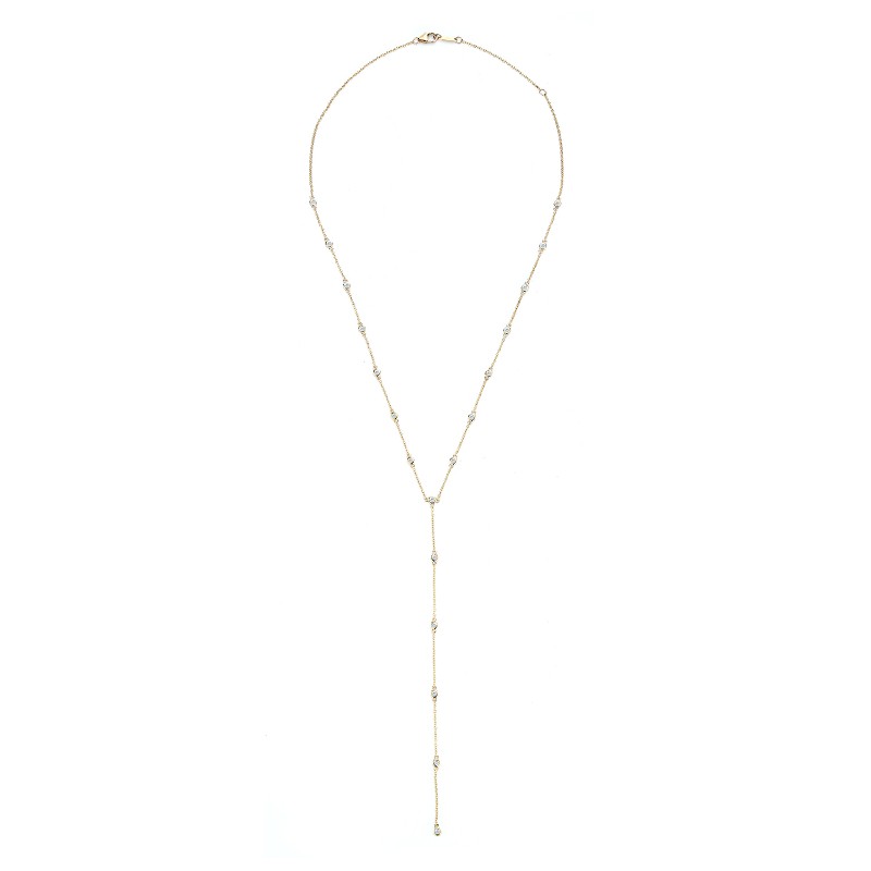 Diamond By The Yard Lariat Necklace