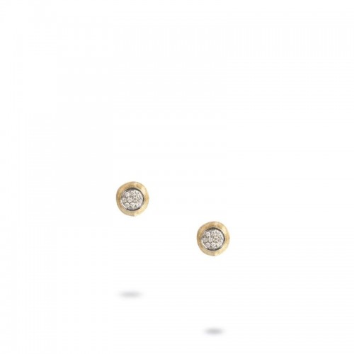 18K Diamond Pave Stud Earrings BY Marco Bicego