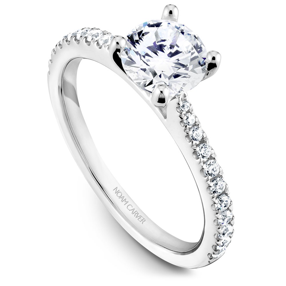 Noam Carver Semi Mount Engagement Ring