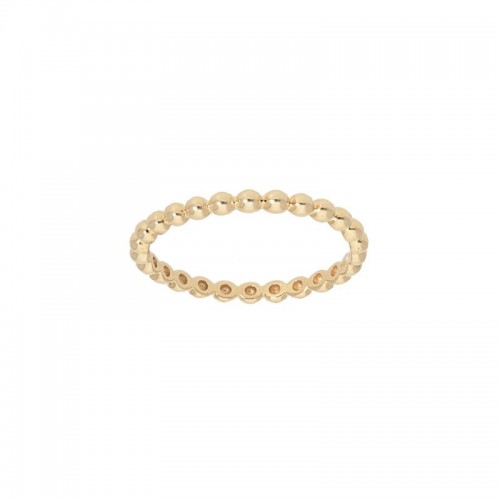 14k Yellow Gold Ball Ring By PD Collection