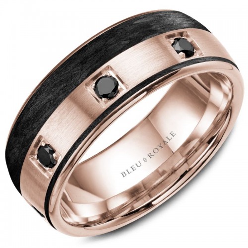 Bleu Royale Diamond Wedding Band