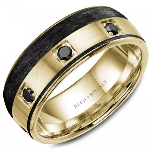 Bleu Royale Diamond Wedding Band