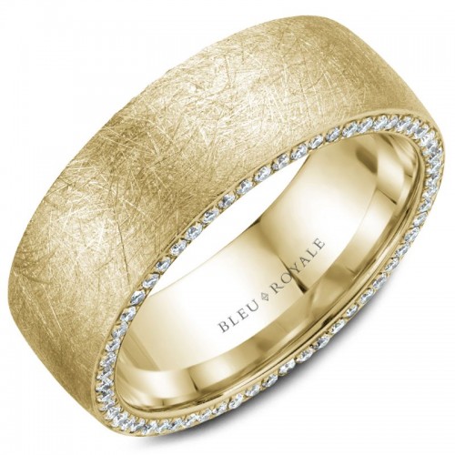 Bleu Royale Diamond Wedding Band