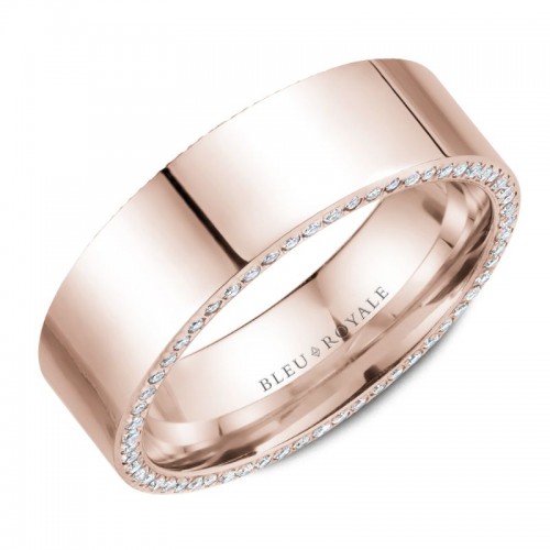 Bleu Royale Diamond Wedding Band