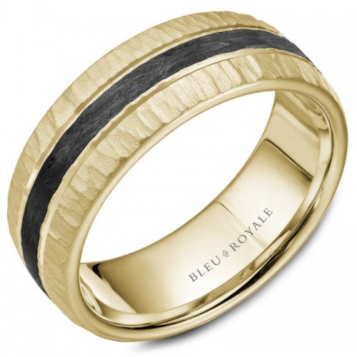 Bleu Royale Distinct Wedding Band