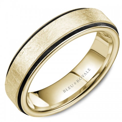Bleu Royale Distinct Wedding Band