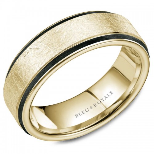 Bleu Royale Distinct Wedding Band
