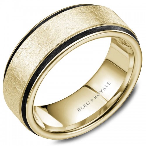 Bleu Royale Distinct Wedding Band