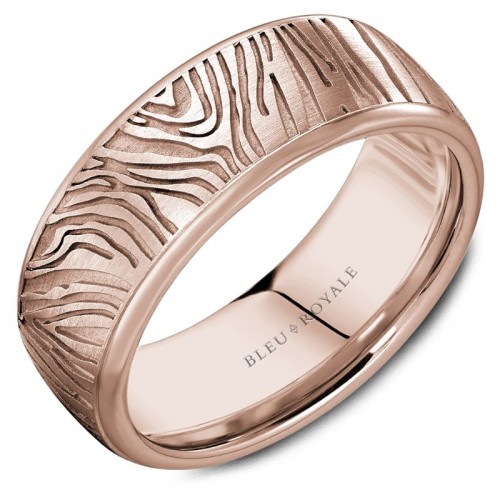 Bleu Royale Distinct Wedding Band