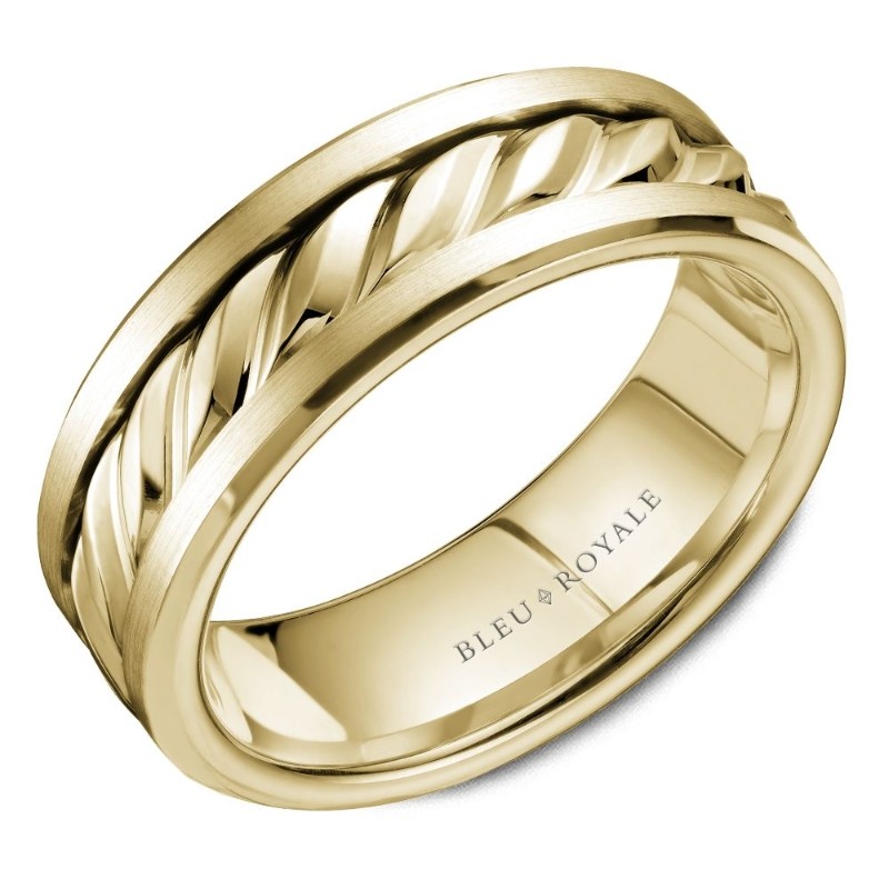 BLEU ROYALE Wedding Band