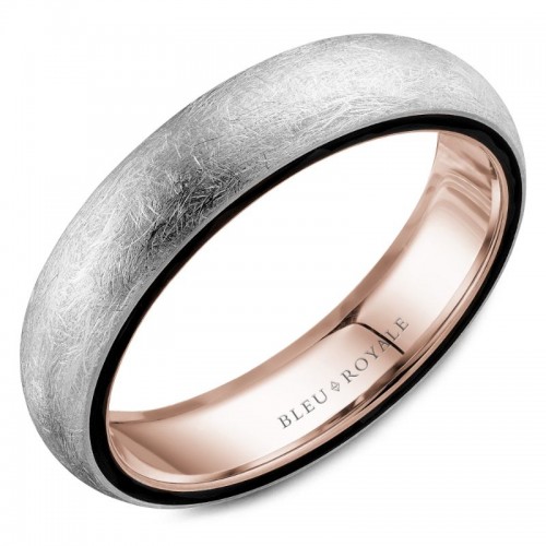 Bleu Royale Distinct Wedding Band