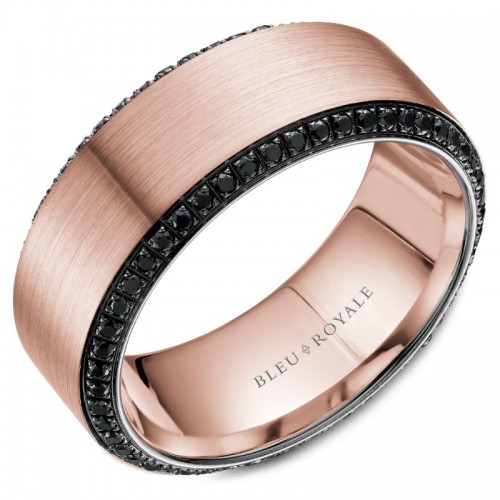 Bleu Royale Diamond Wedding Band