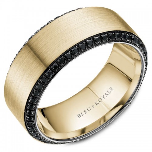 Bleu Royale Diamond Wedding Band