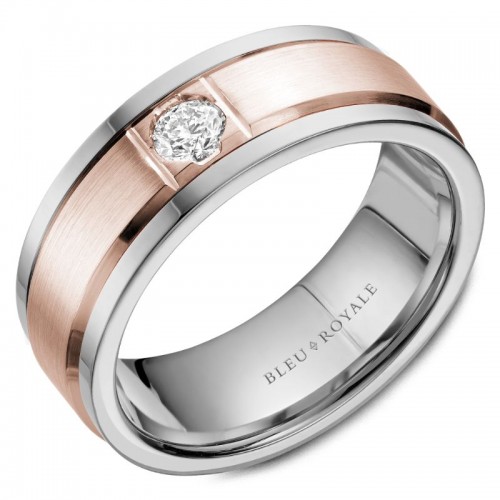 Bleu Royale Diamond Wedding Band