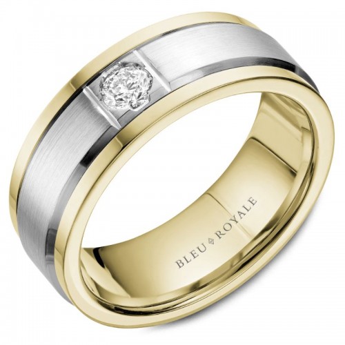 Bleu Royale Diamond Wedding Band