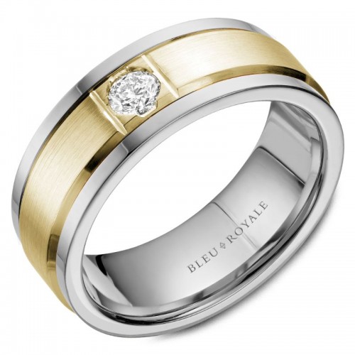 Bleu Royale Diamond Wedding Band