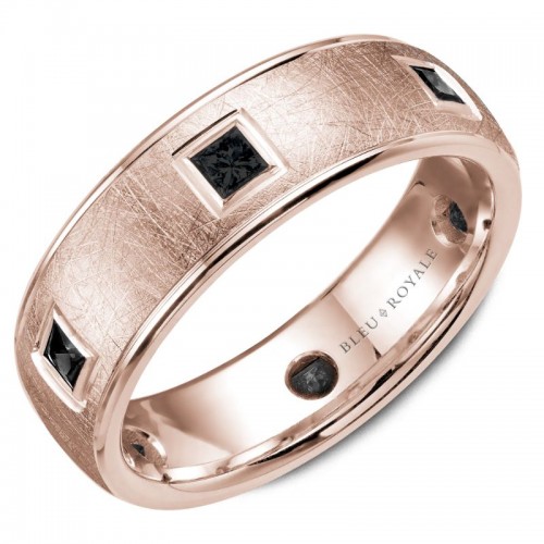 Bleu Royale Diamond Wedding Band