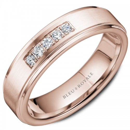 Bleu Royale Diamond Wedding Band
