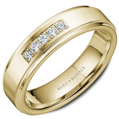 Bleu Royale Diamond Wedding Band
