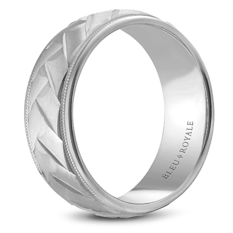 BLEU ROYALE Wedding Band