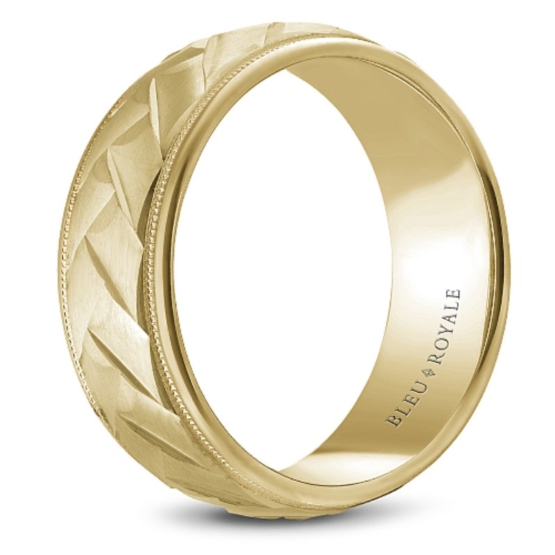 BLEU ROYALE Wedding Band
