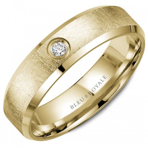 Bleu Royale Diamond Wedding Band