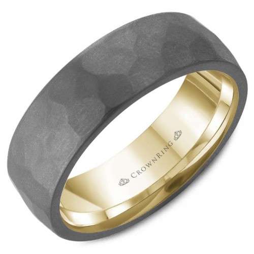 Bleu Royale Tantalum & Precious Wedding Band
