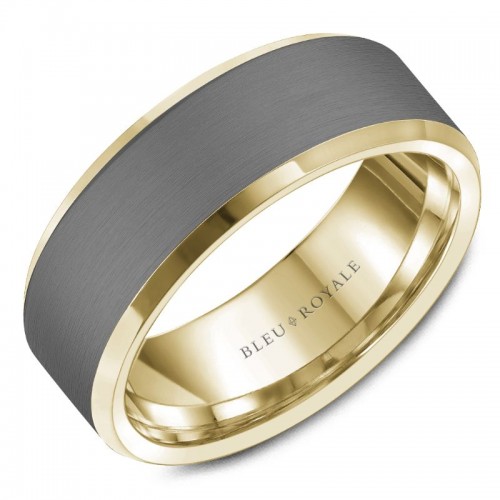 Bleu Royale Tantalum & Precious Wedding Band