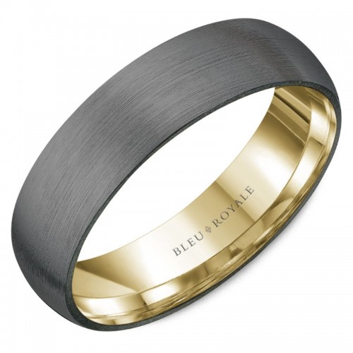 Bleu Royale Tantalum & Precious Wedding Band