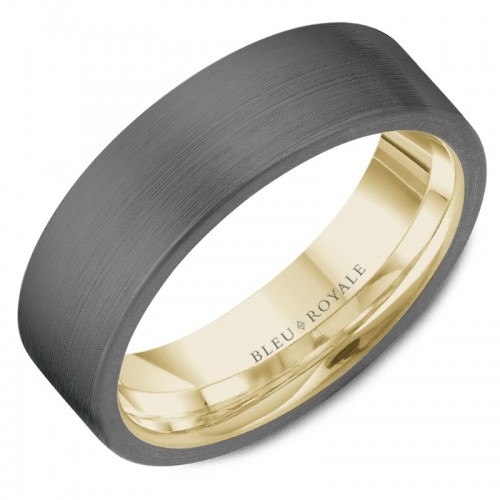 Bleu Royale Tantalum & Precious Wedding Band