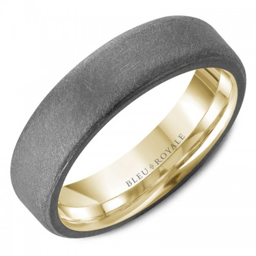 Bleu Royale Tantalum & Precious Wedding Band