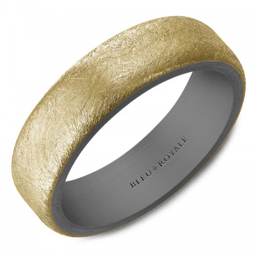 Bleu Royale Tantalum & Precious Wedding Band