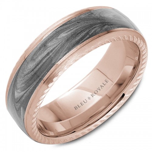 Bleu Royale Distinct Wedding Band