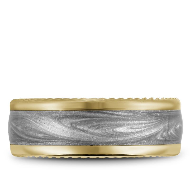 Bleu Royale Distinct Wedding Band