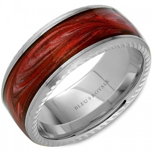 Bleu Royale Distinct Wedding Band
