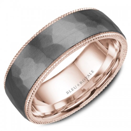 Bleu Royale Tantalum & Precious Wedding Band