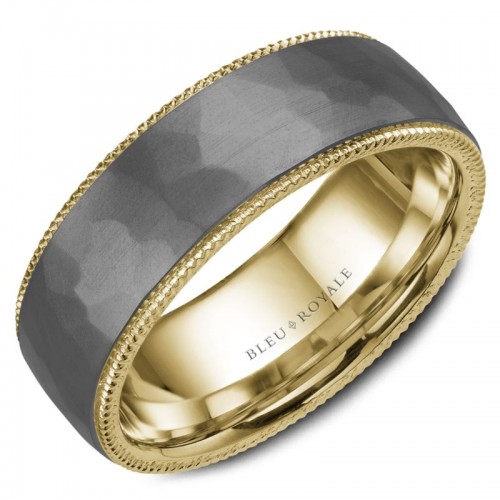 Bleu Royale Tantalum & Precious Wedding Band