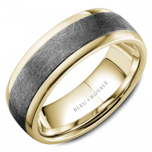 Bleu Royale Tantalum & Precious Wedding Band