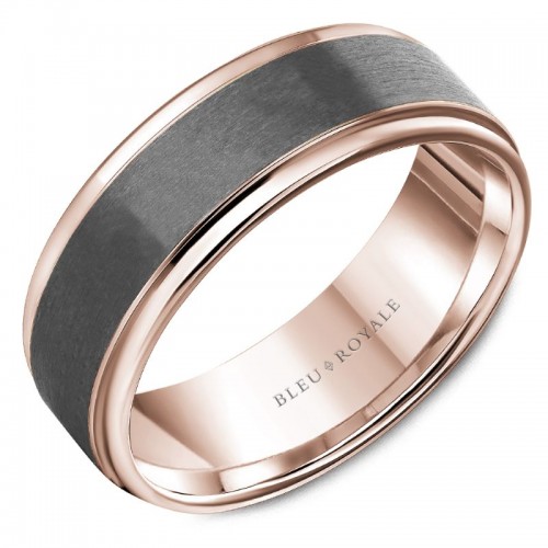 Bleu Royale Tantalum & Precious Wedding Band
